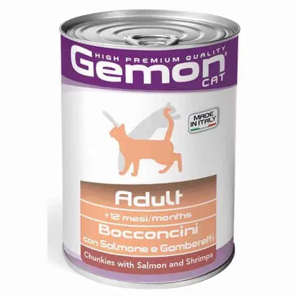 Legkelendőbb GEMON CAT Konzerv Lazac és rák 415g