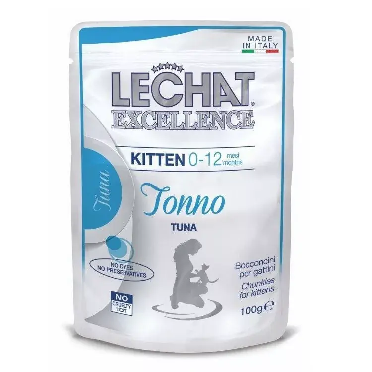 Bestseller LeChat Excellence Kitten Tonhallal 100g