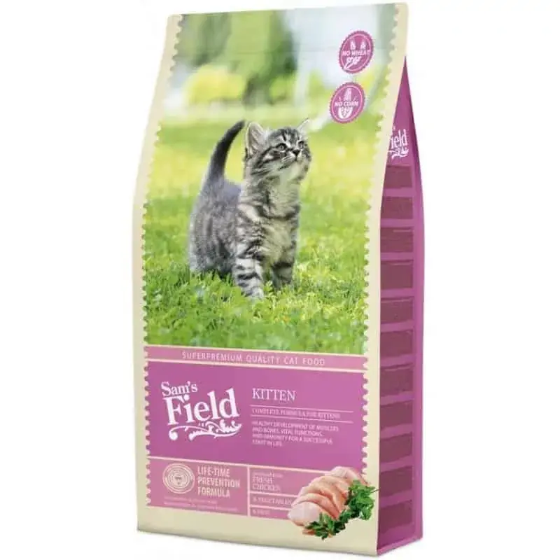 Akciós ár SAM‘S FIELD Kitten Száraz macskaeledel - csirke 400g