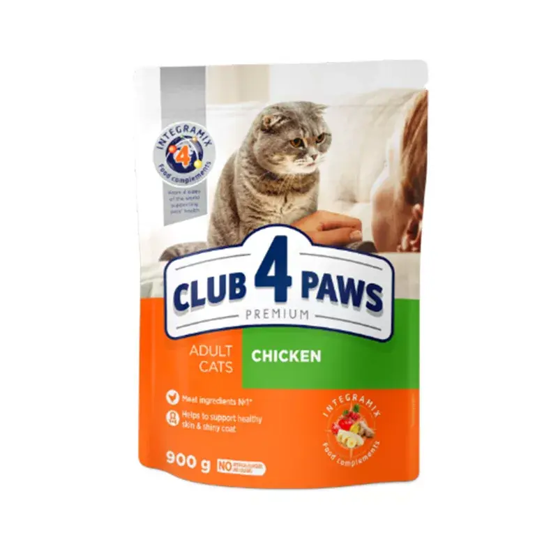 CLUB 4 PAWS PREMIUM CAT CSIRKE 900G Kihagyhatatlan ajánlat