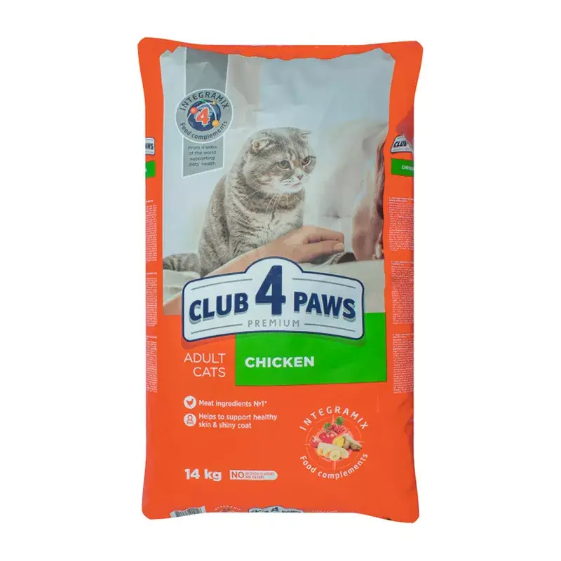 CLUB 4 PAWS PREMIUM CAT CSIRKE 14KG Árengedmény