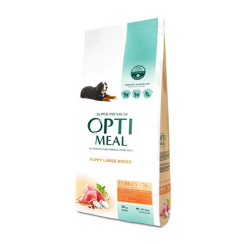 Bestseller OPTIMEAL DOG PUPPY LARGE PULYKA 20KG