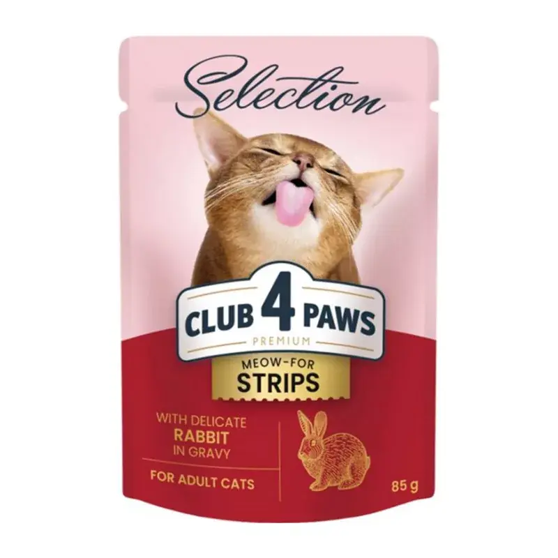 CLUB 4 PAWS CAT NYÚL 85G Azonnali szállítás
