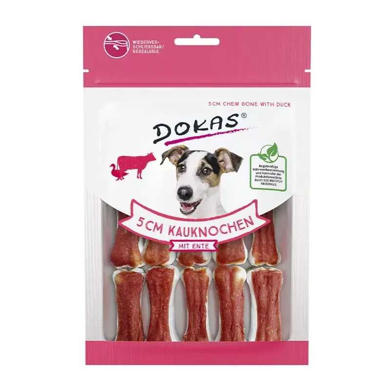 DOKAS KACSAHÚSOS RÁGÓCSONT 5CM 12DB Népszerű
