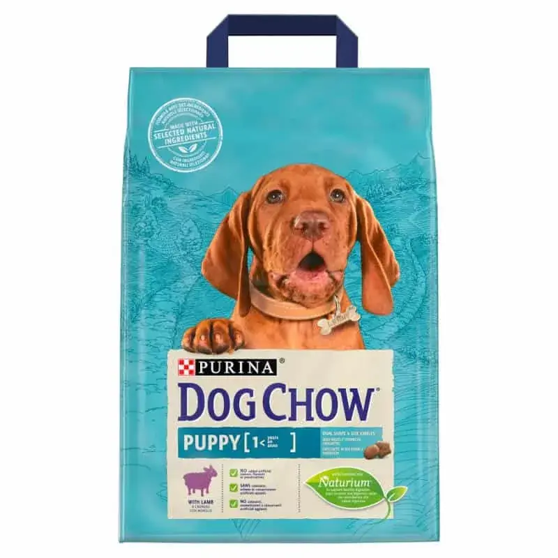 Dog Chow Puppy száraz kutyaeledel báránnyal 2,5kg Szezonális akció