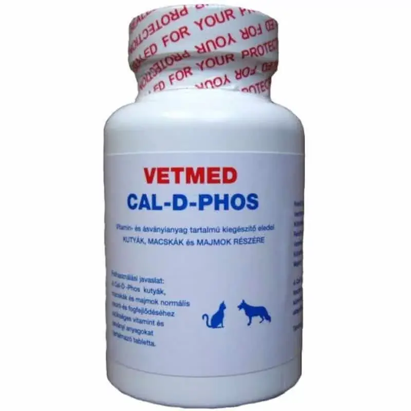Árcsökkenés Vetmed Cal-D-Phos csonterősítő tabletta 75db