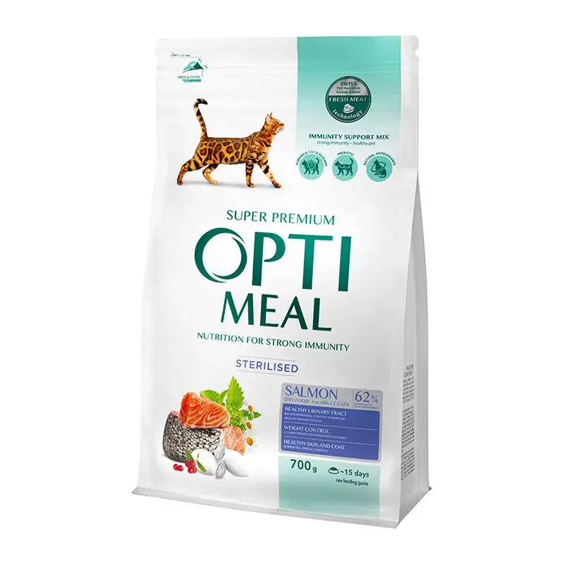 Árcsökkenés OPTIMEAL CAT DRY STERIL 700G LAZAC