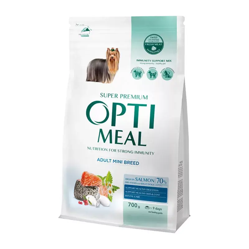 Alacsony ár OPTIMEAL DOG DRY MINI 700G LAZAC