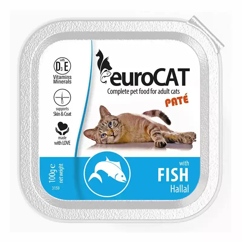EURO CAT ALUTÁLKA PATÉ 100G HALAS Utolsó esély