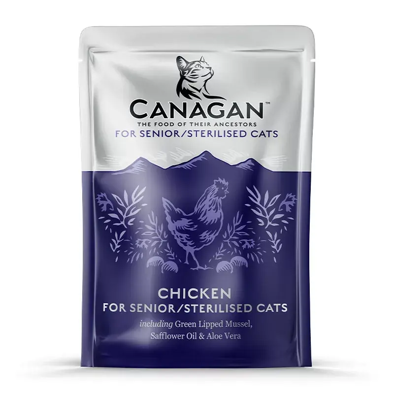 Kiárusítás CANAGAN MACSKA POUCH STERIL 85G CSIRKE