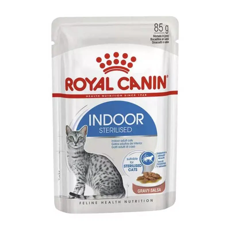 ROYAL CANIN CAT WET INDOOR 85G GRAVY Alacsony ár