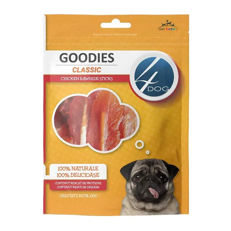 4DOG CLASSIC NYERSBŐR PÁLCIKA 100G Bestseller