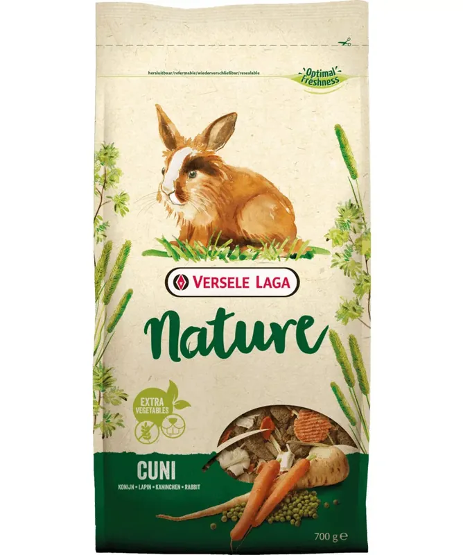 Versele-Laga Nature kisállat-eledel / Törpe nyúl 700 g Expressz szállítás