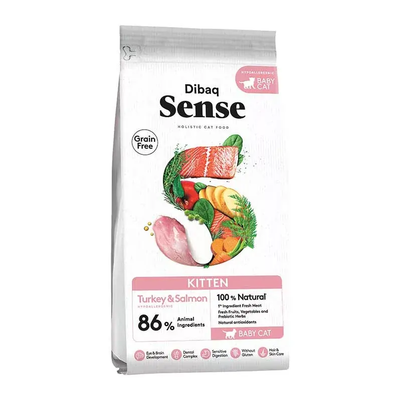Dibaq Sense CAT Grain Free KITTEN 1,5kg Pulyka-Lazac Biztonságos vásárlás