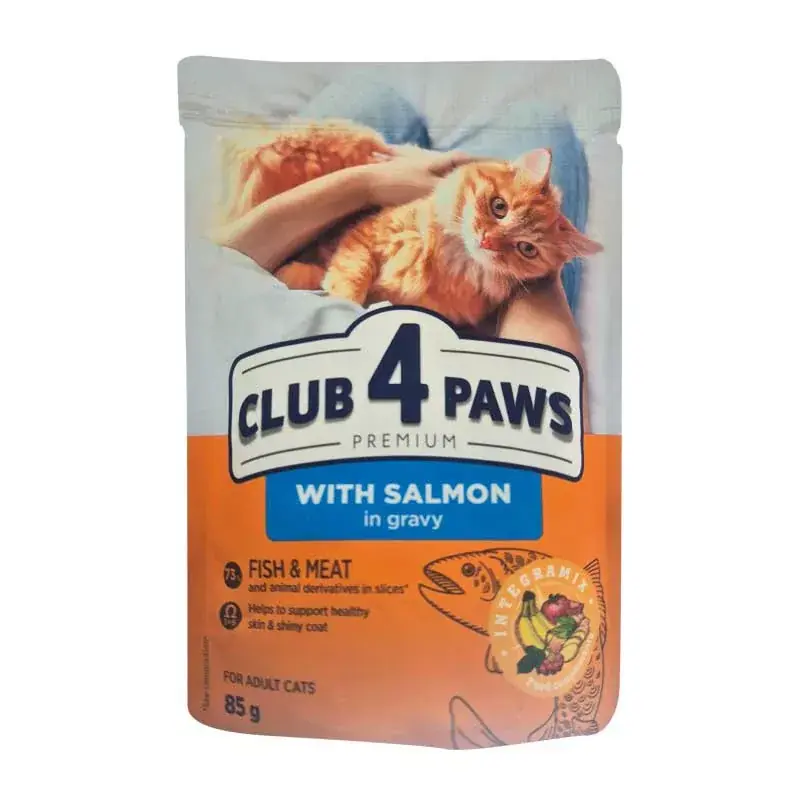 Csak ma CLUB4PAWS CAT POUCH 85g LAZAC SZÓSZBAN