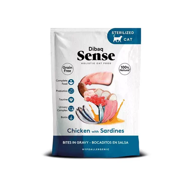 Exkluzív ajánlat Dibaq Sense CAT Bites 100G Csirke-Szardí