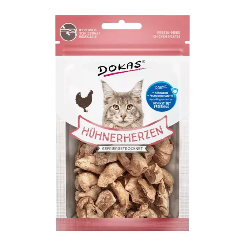 Csak ma DOKAS CSIRKESZÍV FAGY. SZÁRÍTOTT 15G CICÁKNAK