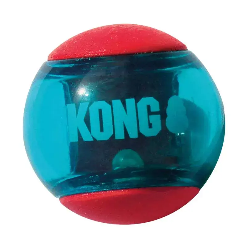 KONG Squeezz Action Red Ball S - 3 db Legnépszerűbb