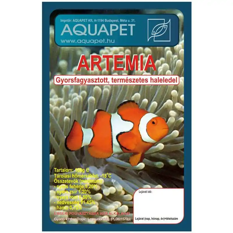 Akció Fagyasztott artemia (sórák) 500 gramm