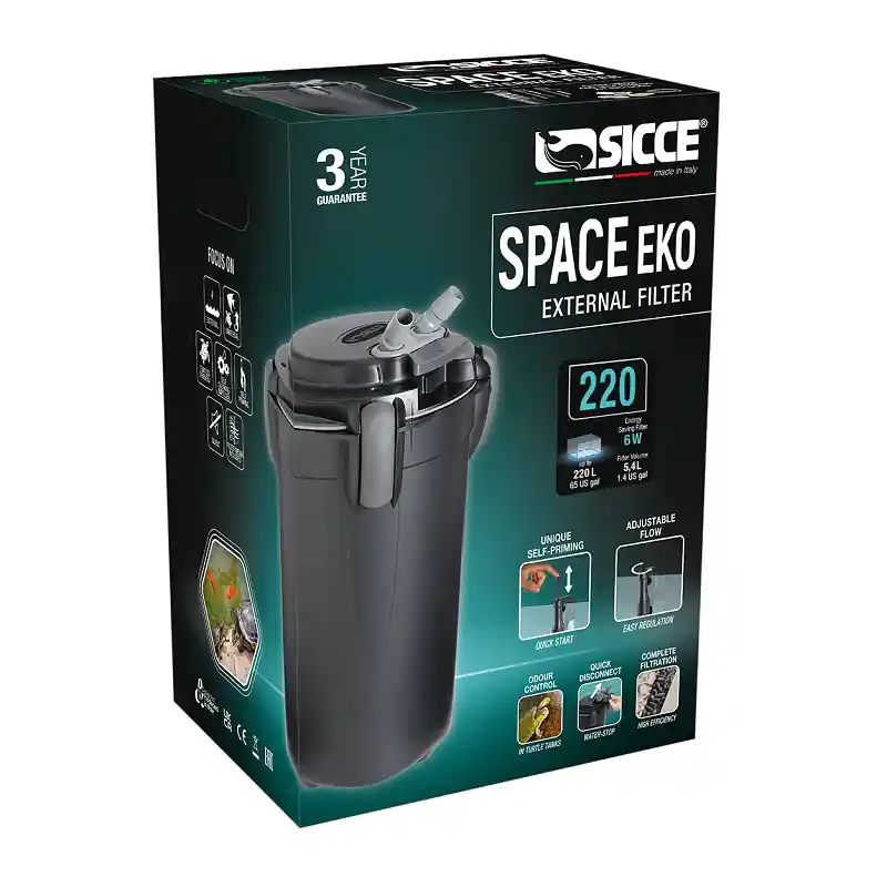 Sicce Space eko+ 220 külsőszűrő Szezonális akció