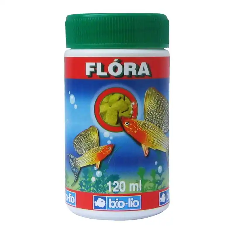 Vedd meg online Bio-lio Flora 120 ml növény alapú haltáp