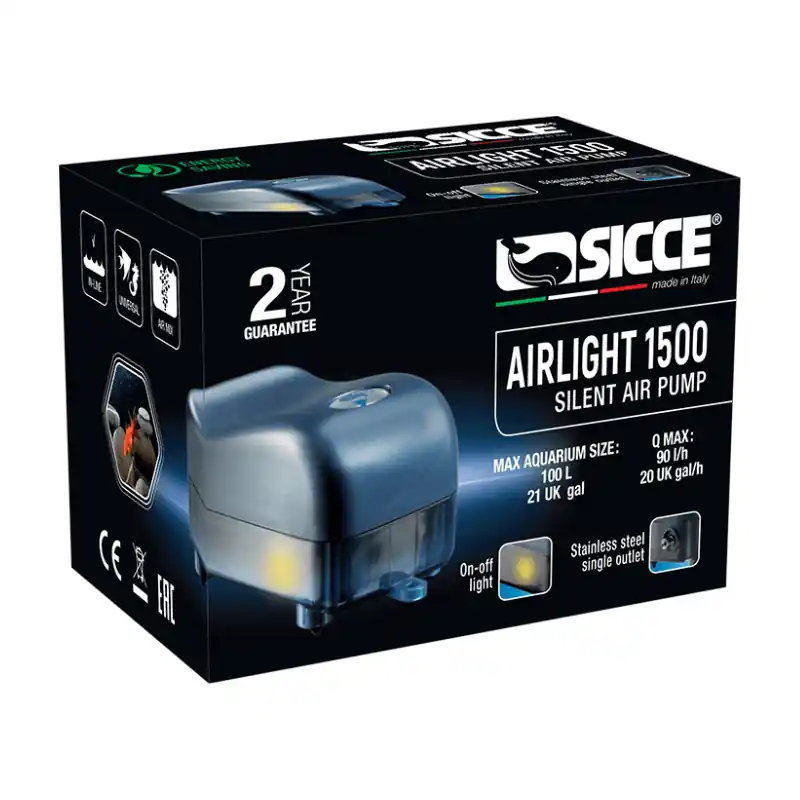 SICCE AirLight 1500 akváriumi légpumpa Ne maradj le