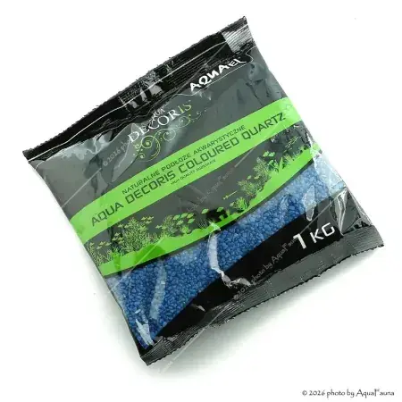 AquaEl Decoris Blue - Akvárium dekorkavics (kék) 2-3 mm (1 kg) Bestseller