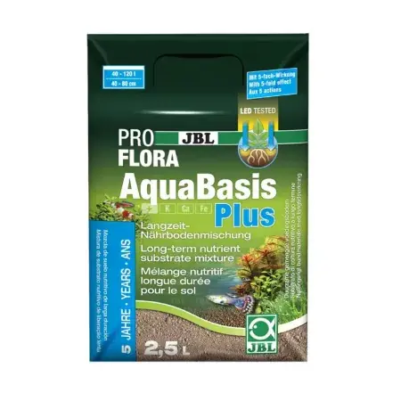 Alacsony ár JBL ProFlora Aquabasis Plus 2,5 liter - akvárium táptalaj
